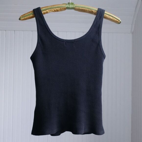 Nation LTD. Los Angeles black ribbed knit tanktop - Picture 8 of 8